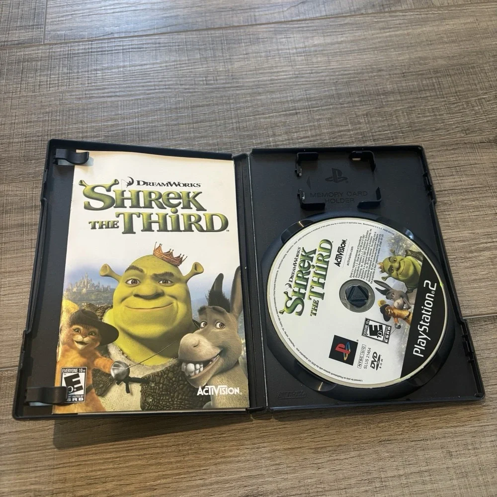 Shrek The Third PlayStation 2 With Movie Ticket Tested CIB